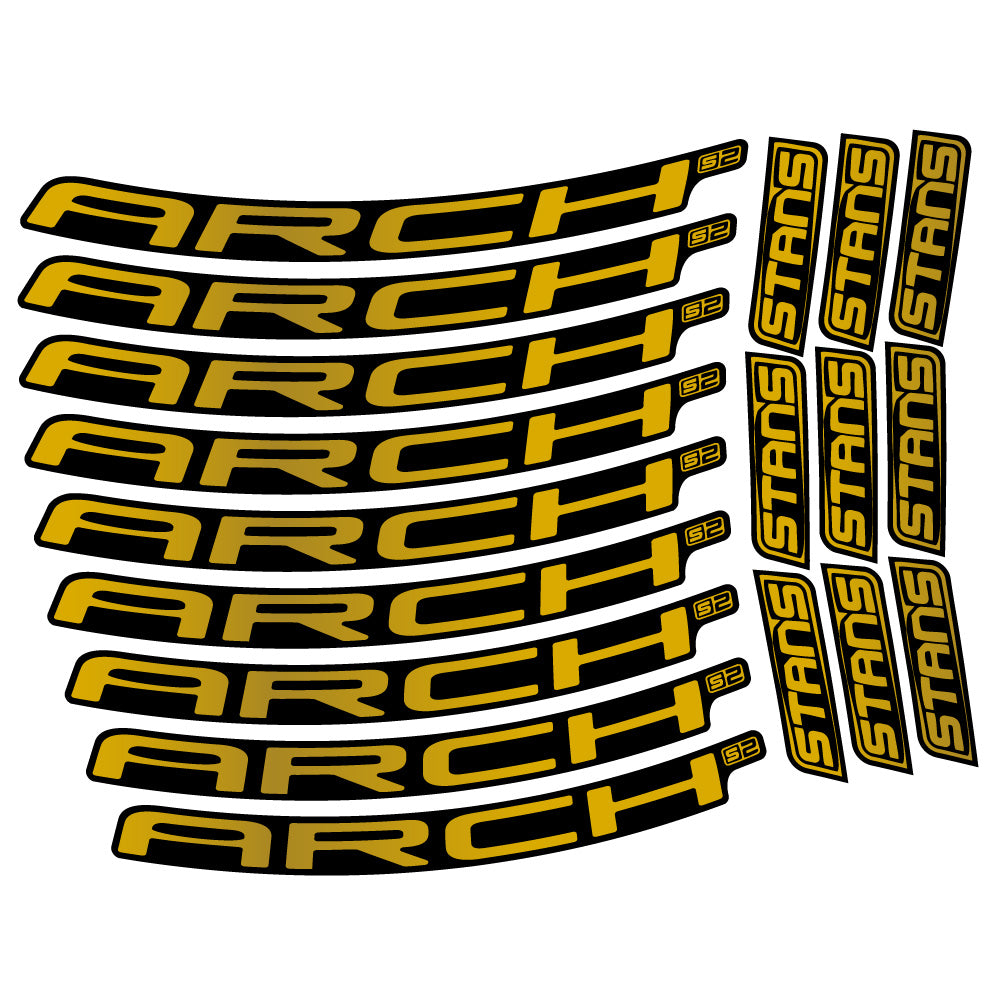 Aufkleber Stans Arch S2 2021, MTB-Rad 29, Fahrradaufkleber Vinyl