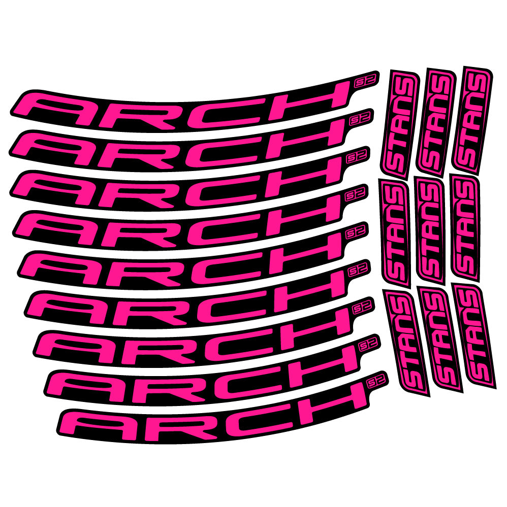 Aufkleber Stans Arch S2 2021, MTB-Rad 29, Fahrradaufkleber Vinyl