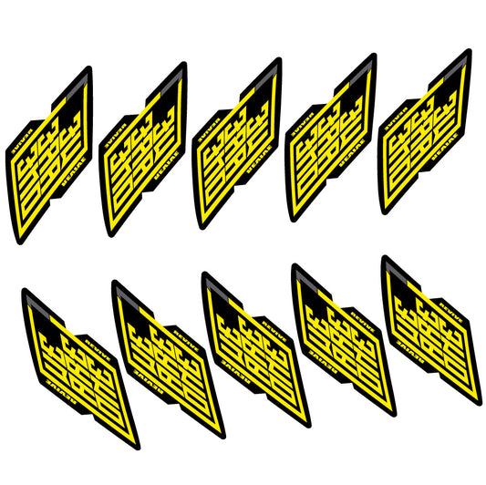 Yellow decal for WeAreOne Revive MTB wheel 29" – bike sticker vinyl