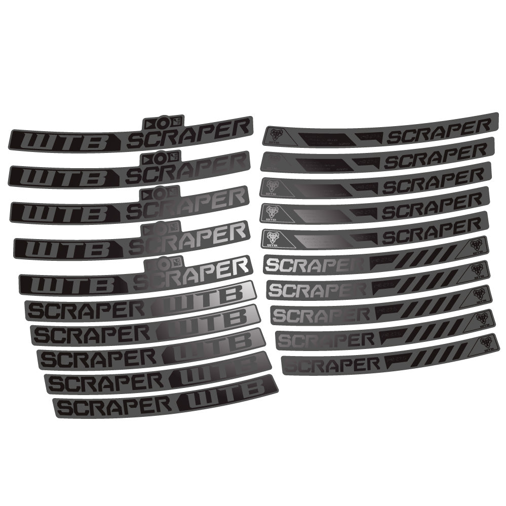 Aufkleber WTB Scraper i40, MTB-Rad 29, Fahrradaufkleber Vinyl