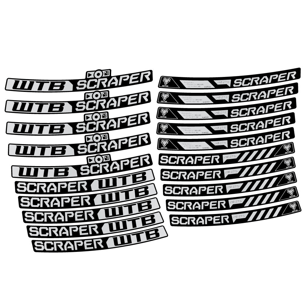 Aufkleber WTB Scraper i40, MTB-Rad 29, Fahrradaufkleber Vinyl