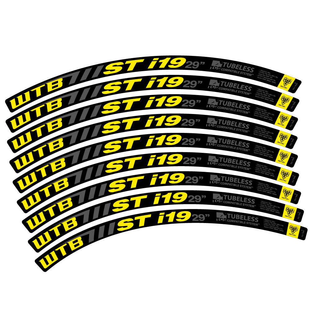 Aufkleber WTB ST i19, MTB-Rad 29, Fahrradaufkleber Vinyl