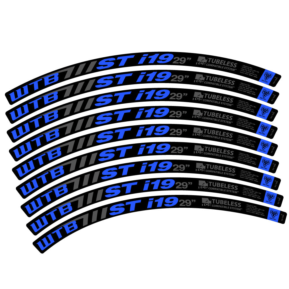 Aufkleber WTB ST i19, MTB-Rad 29, Fahrradaufkleber Vinyl