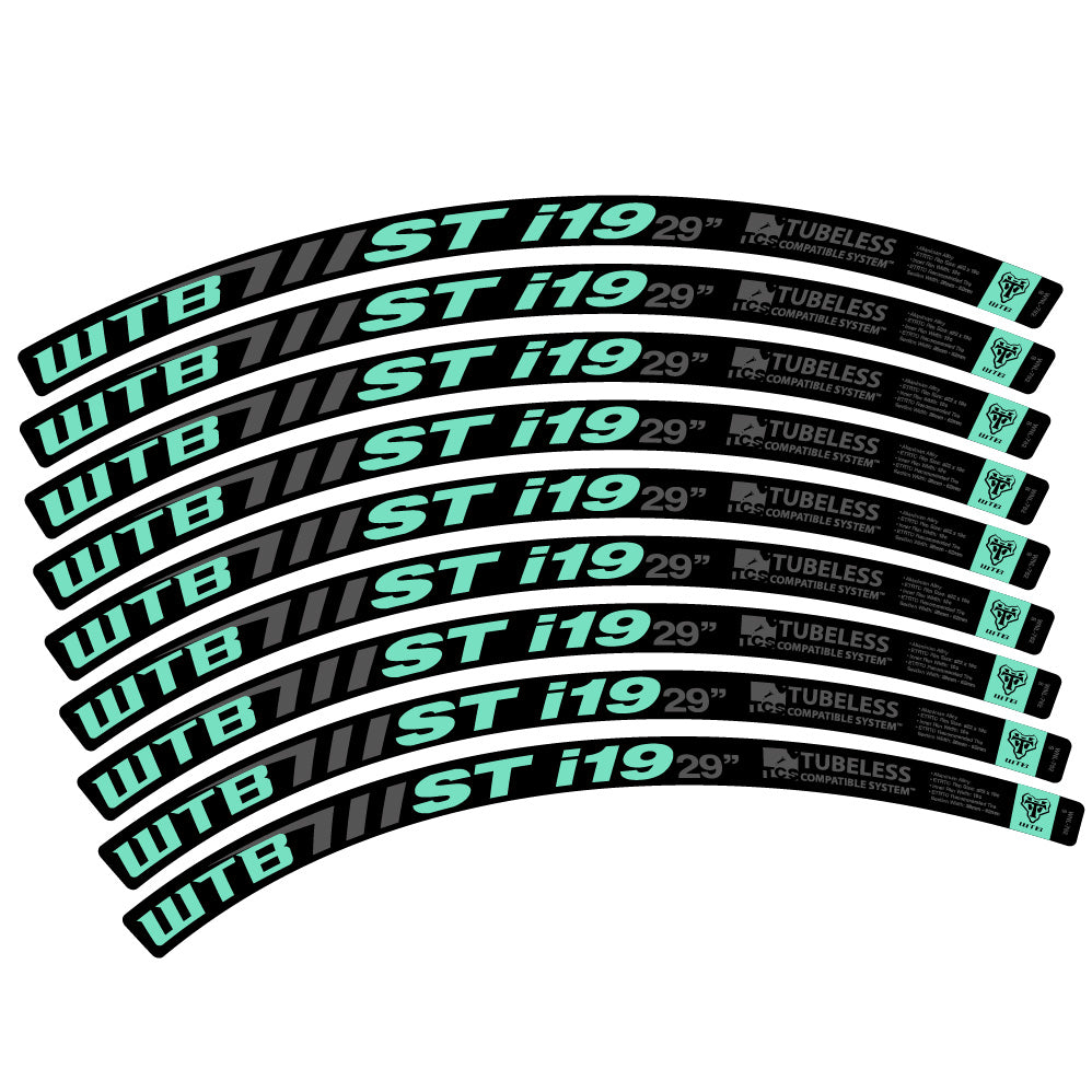 Aufkleber WTB ST i19, MTB-Rad 29, Fahrradaufkleber Vinyl