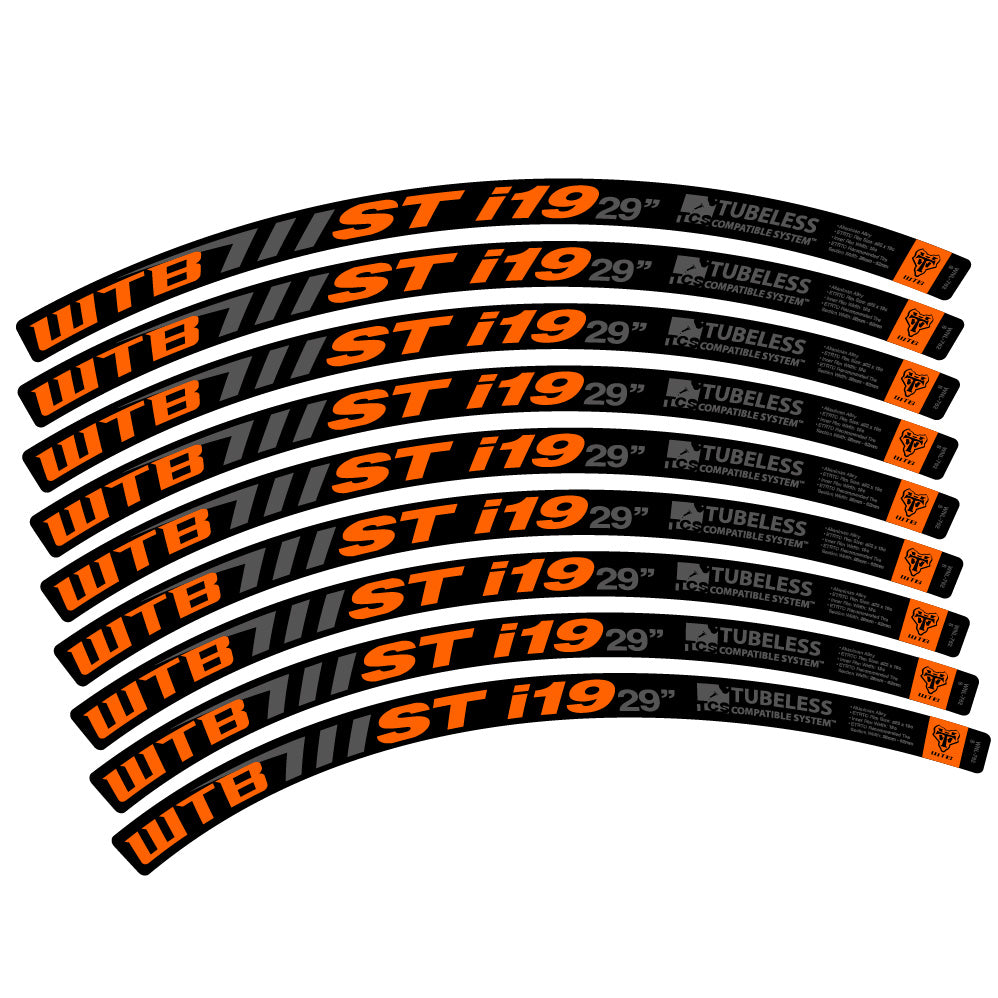Aufkleber WTB ST i19, MTB-Rad 29, Fahrradaufkleber Vinyl