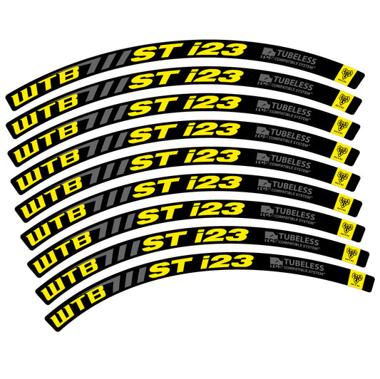 Aufkleber WTB ST i23, MTB-Rad 29, Fahrradaufkleber Vinyl
