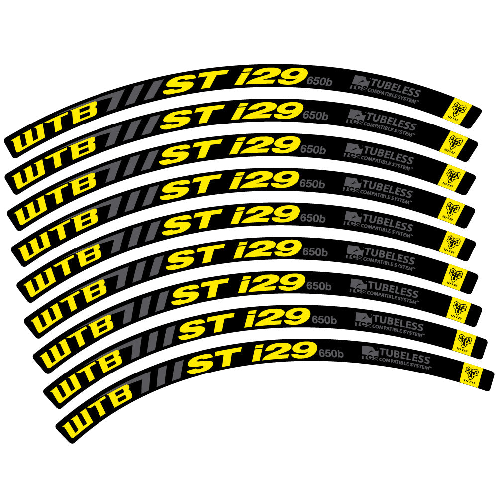 Aufkleber WTB ST i29, MTB-Rad 27,5, Fahrradaufkleber Vinyl