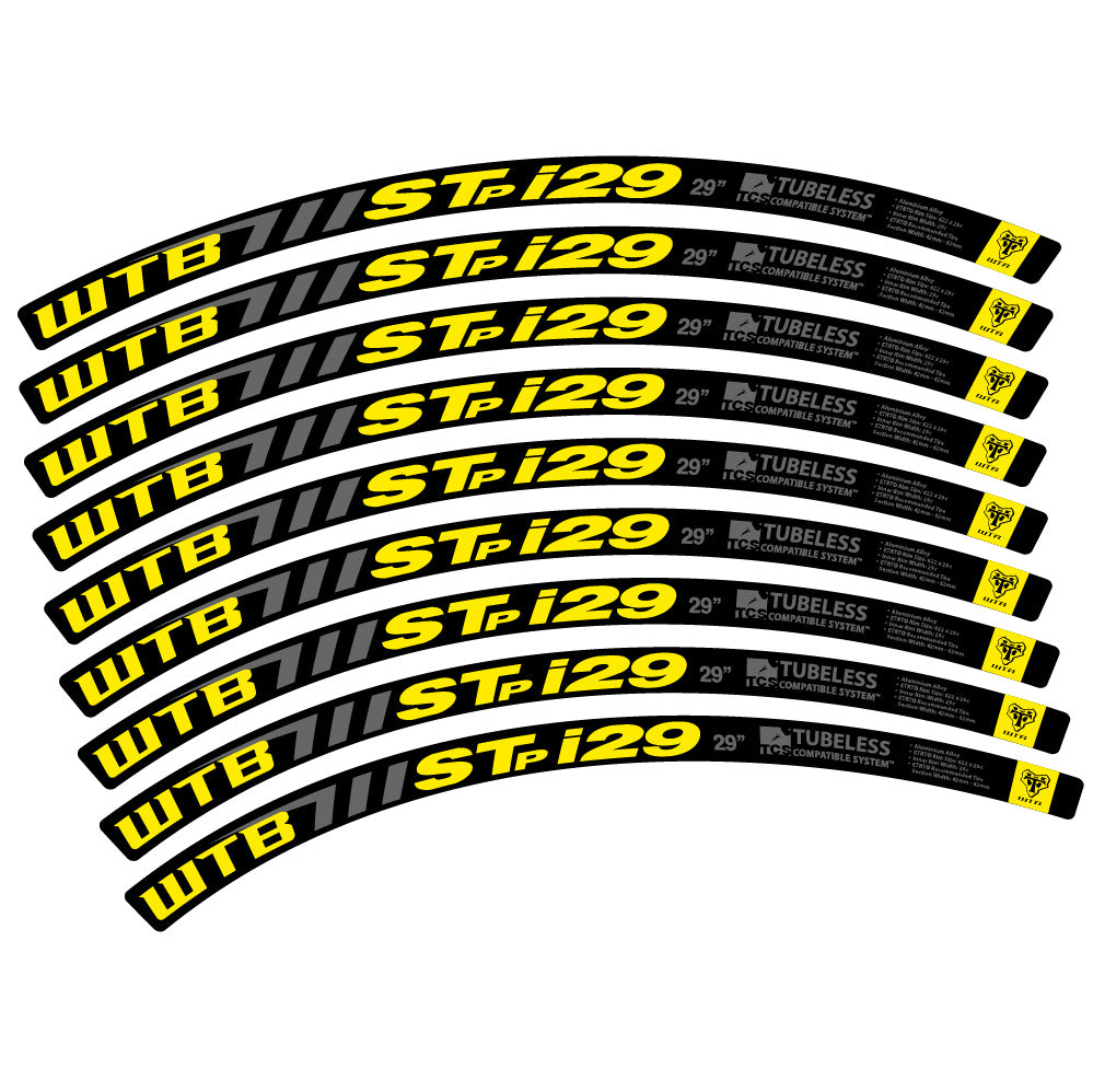 Aufkleber WTB ST i29, MTB-Rad 29, Fahrradaufkleber Vinyl