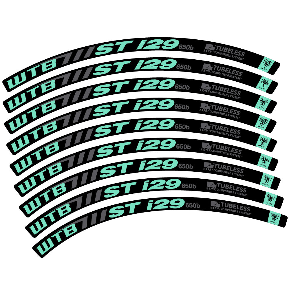 Aufkleber WTB ST i29, MTB-Rad 27,5, Fahrradaufkleber Vinyl