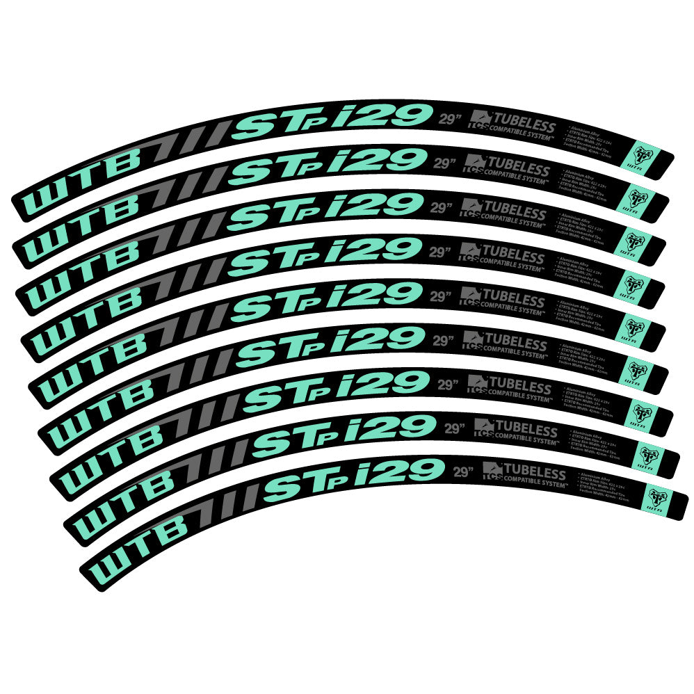 Aufkleber WTB ST i29, MTB-Rad 29, Fahrradaufkleber Vinyl