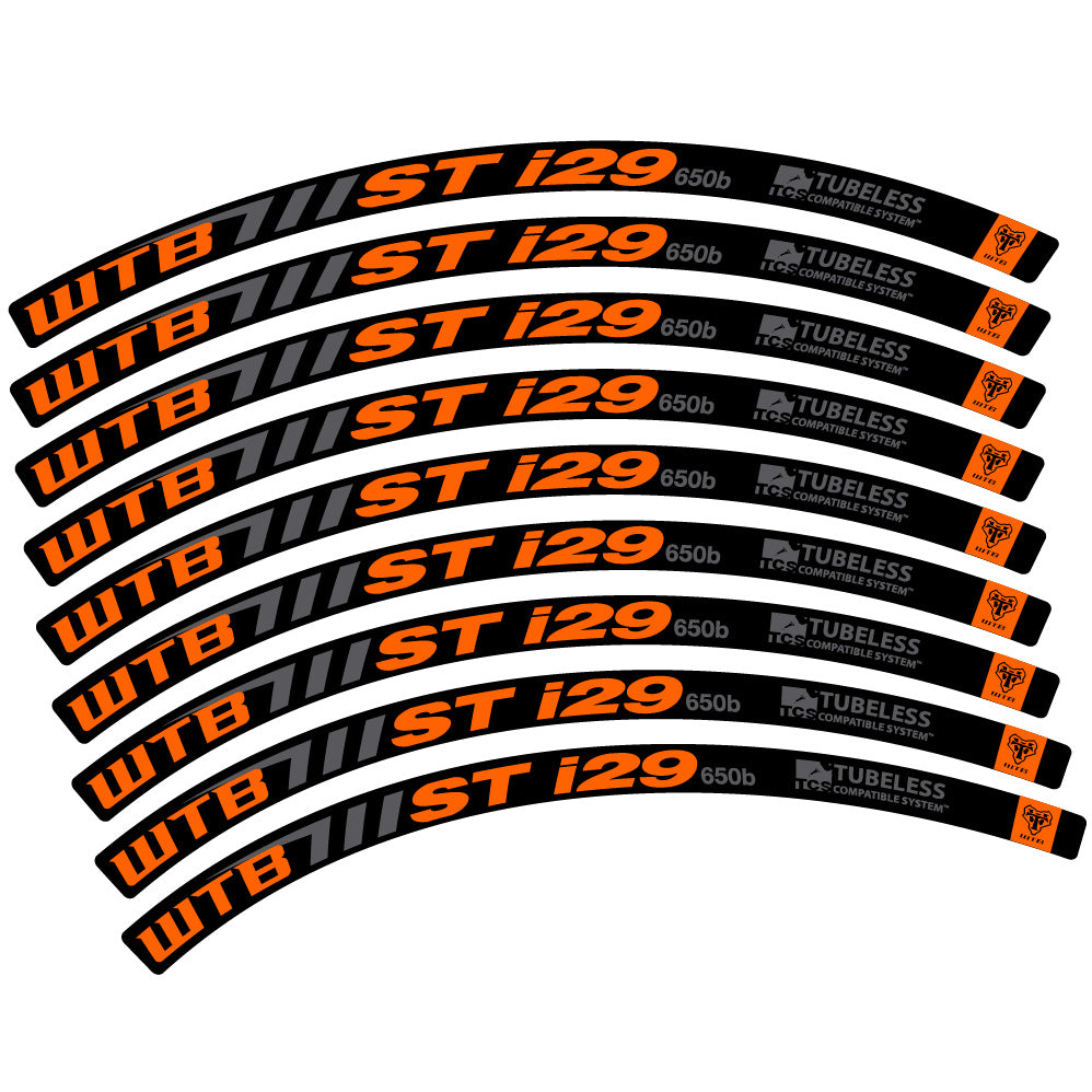 Aufkleber WTB ST i29, MTB-Rad 27,5, Fahrradaufkleber Vinyl