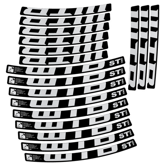Light Silver decal for WTB ST i30 MTB wheel 29" – bike sticker vinyl