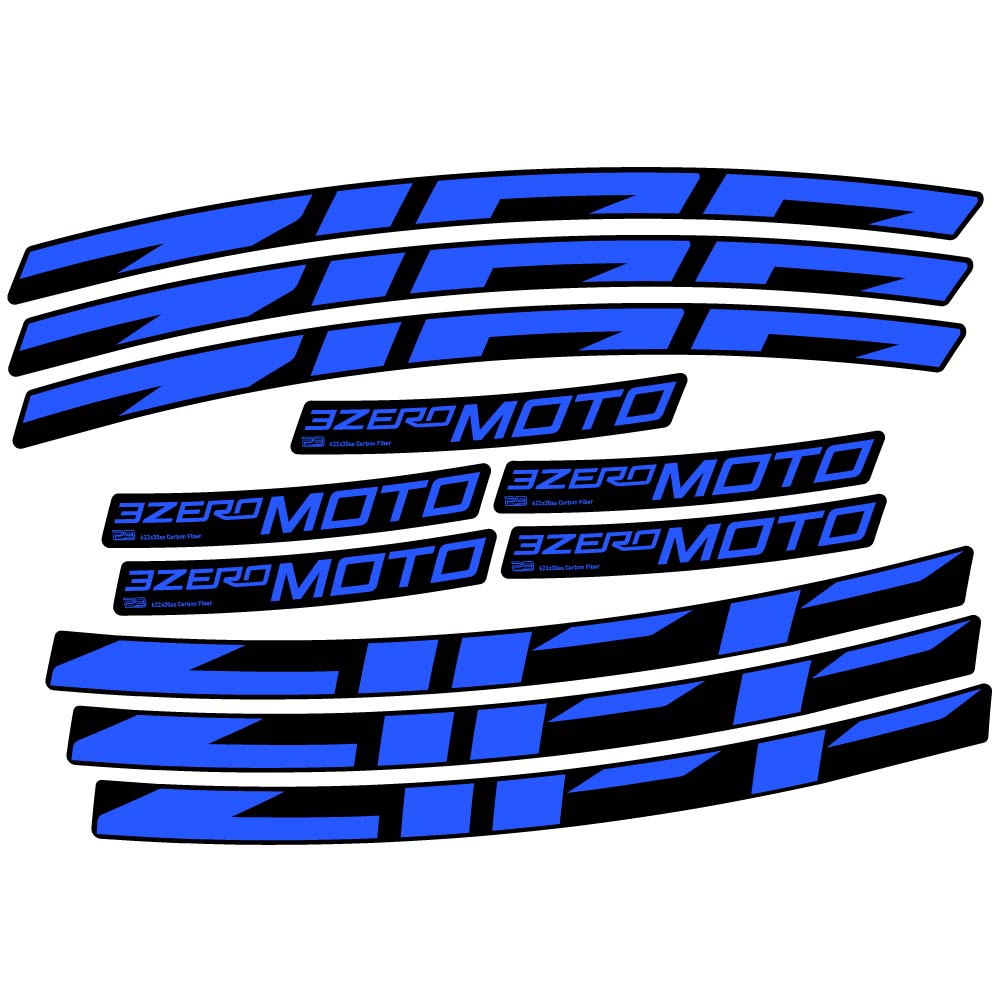 Decal Zipp 3Zero Moto, MTB Wheel 29, bike sticker vinyl