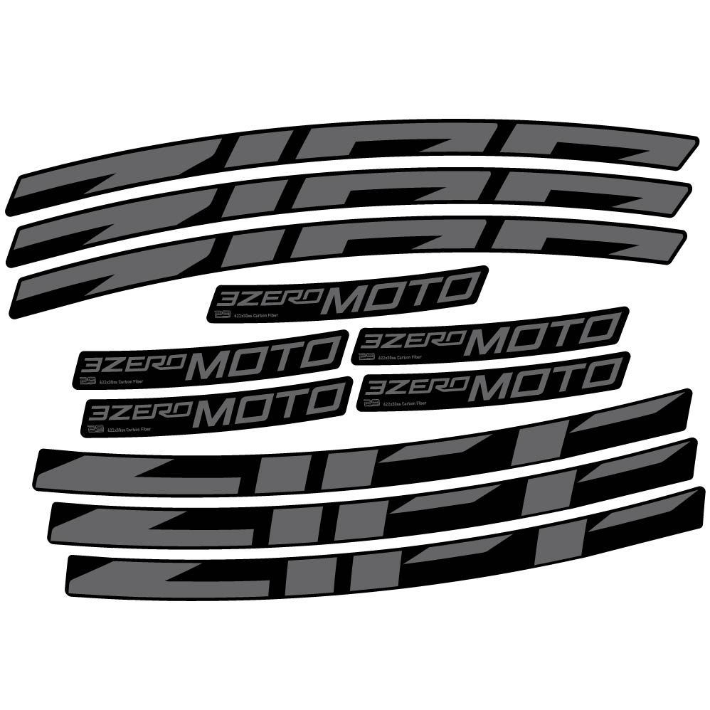 Decal Zipp 3Zero Moto, MTB Wheel 29, bike sticker vinyl
