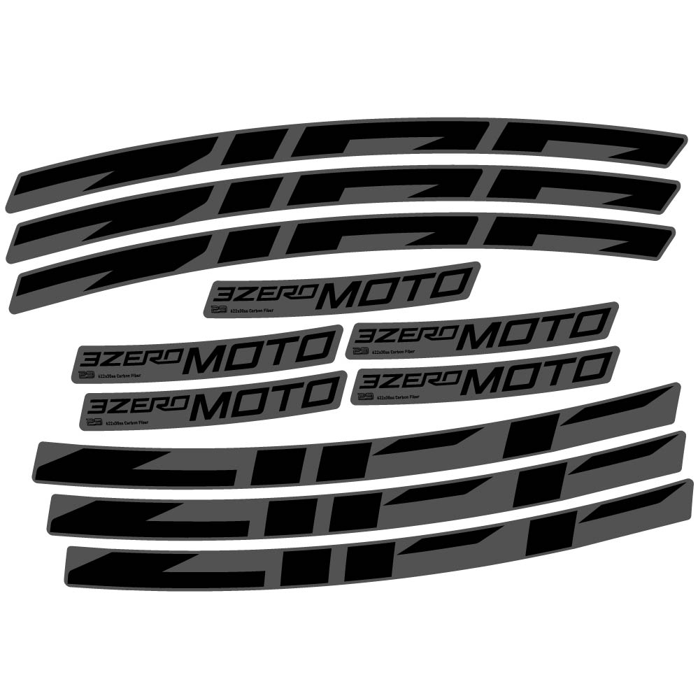 Decal Zipp 3Zero Moto, MTB Wheel 29, bike sticker vinyl