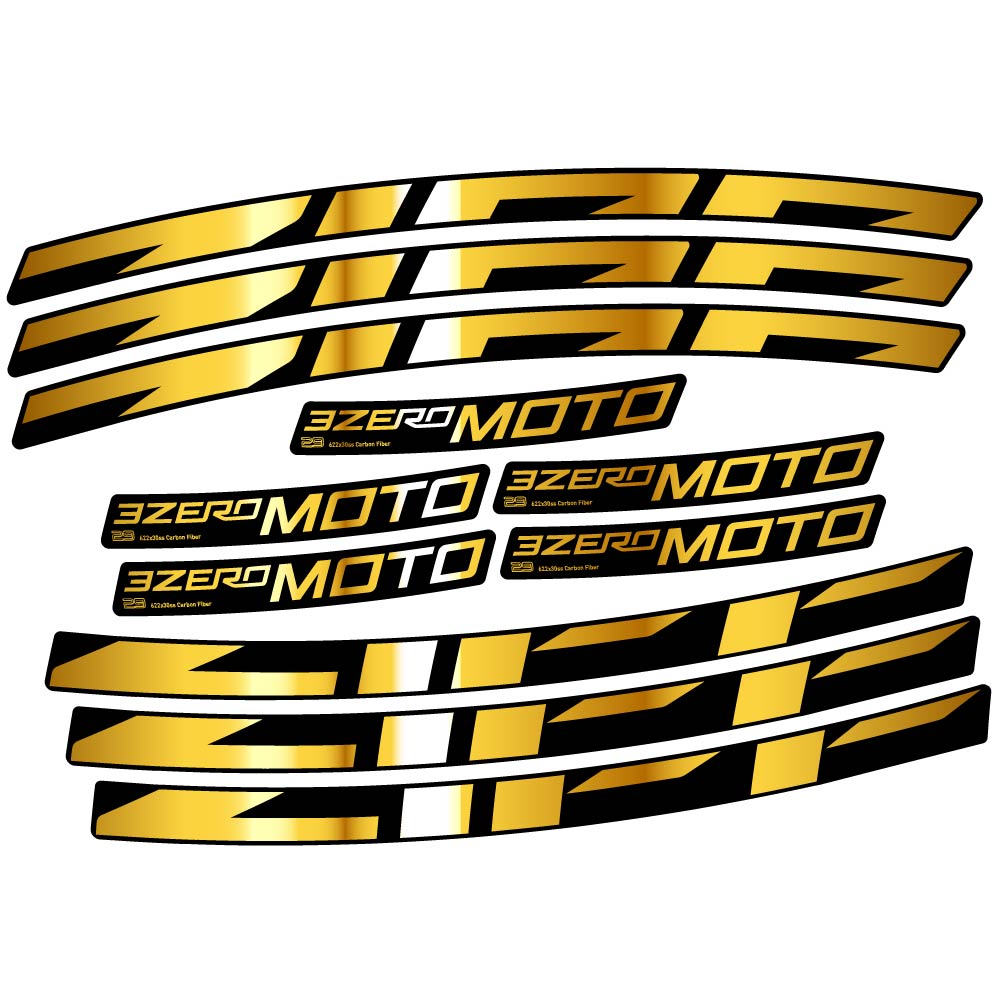 Decal Zipp 3Zero Moto, MTB Wheel 29, bike sticker vinyl