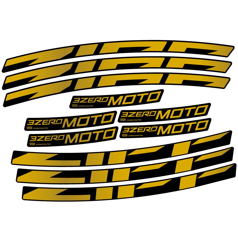 Decal Zipp 3Zero Moto, MTB Wheel 29, bike sticker vinyl