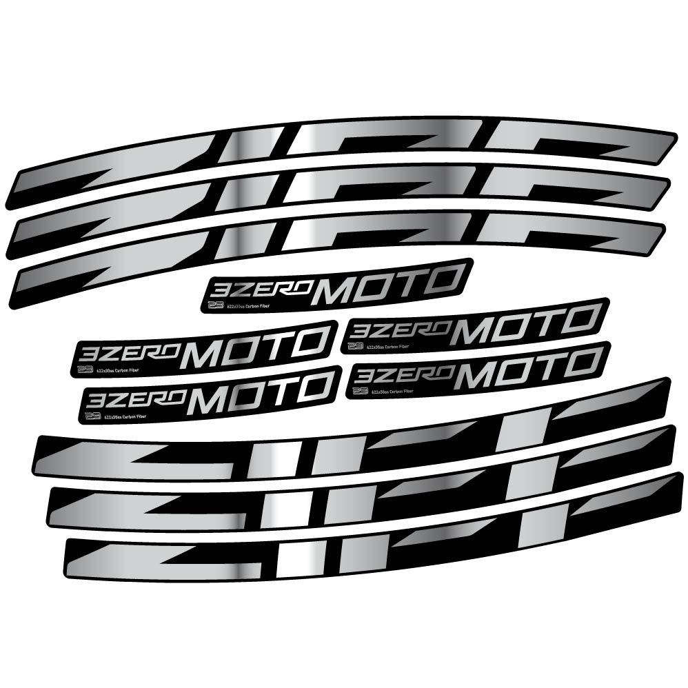 Decal Zipp 3Zero Moto, MTB Wheel 29, bike sticker vinyl