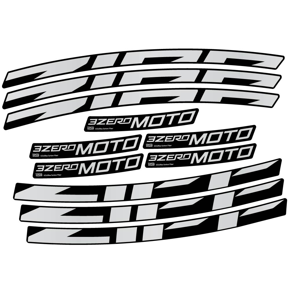 Decal Zipp 3Zero Moto, MTB Wheel 29, bike sticker vinyl