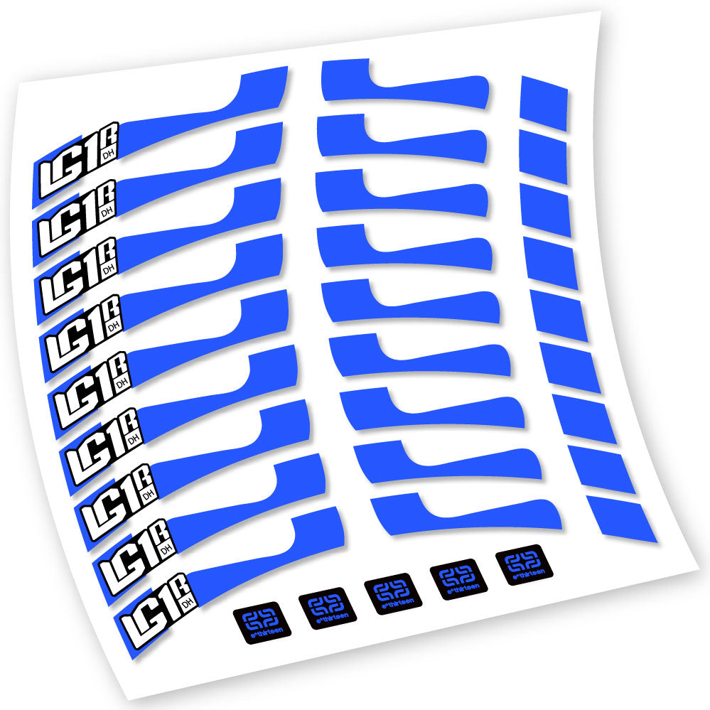 Decals, E-Thirteen LG1 DH, MTB Wheel, Bike sticker vinyl