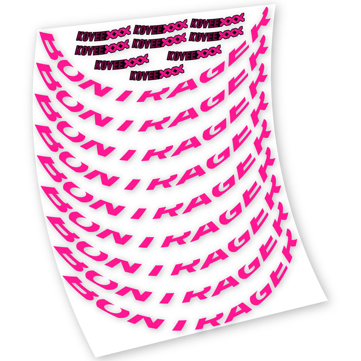 Decals, Bontrager Kovee XXX, MTB Wheel, Bike sticker vinyl