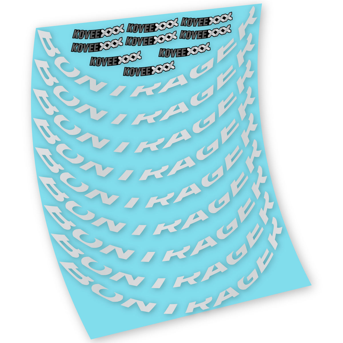 Decals, Bontrager Kovee XXX, MTB Wheel, Bike sticker vinyl