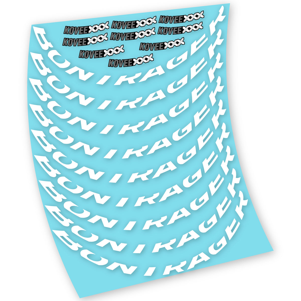 Decals, Bontrager Kovee XXX, MTB Wheel, Bike sticker vinyl