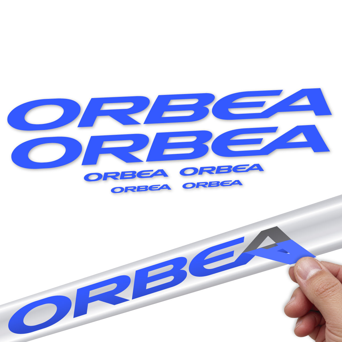 Compatible Stickers for Orbea Denna 2022-2027, Frame vinyl decals - Medium Blue