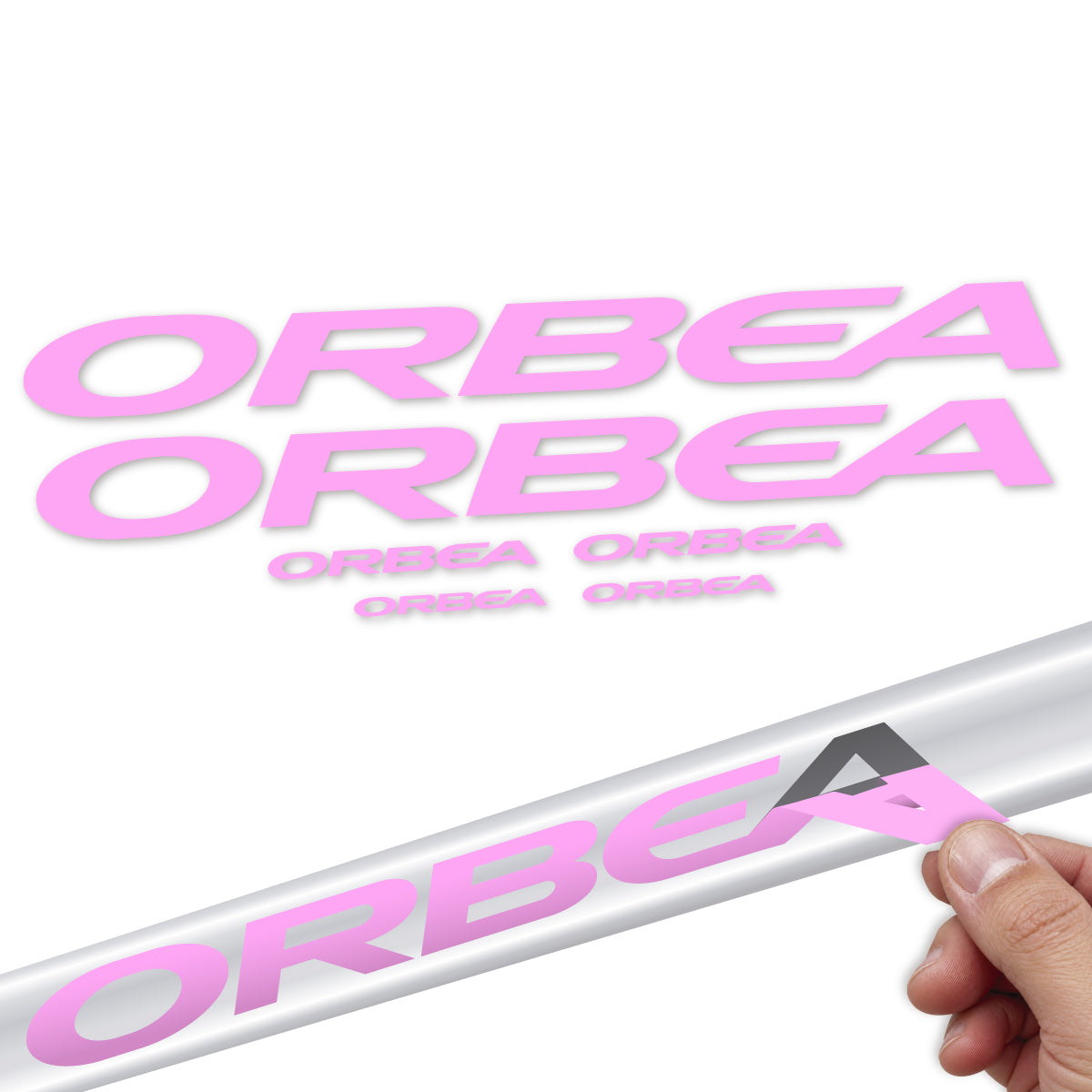 Compatible Stickers for Orbea Avant 2022-2027, Frame vinyl decals - Light Lilac