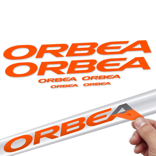 Compatible Stickers for Orbea Laufey 2022-2027, Frame vinyl decals - Orange