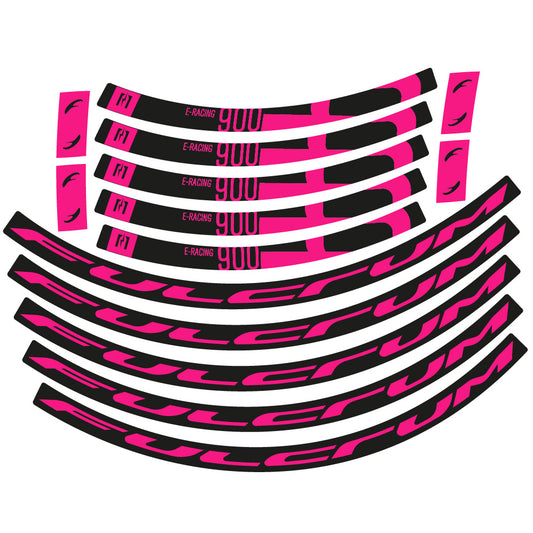 Fuchsia decal for Fulcrum Racing 900 road wheel 22mm – bike sticker vinyl
