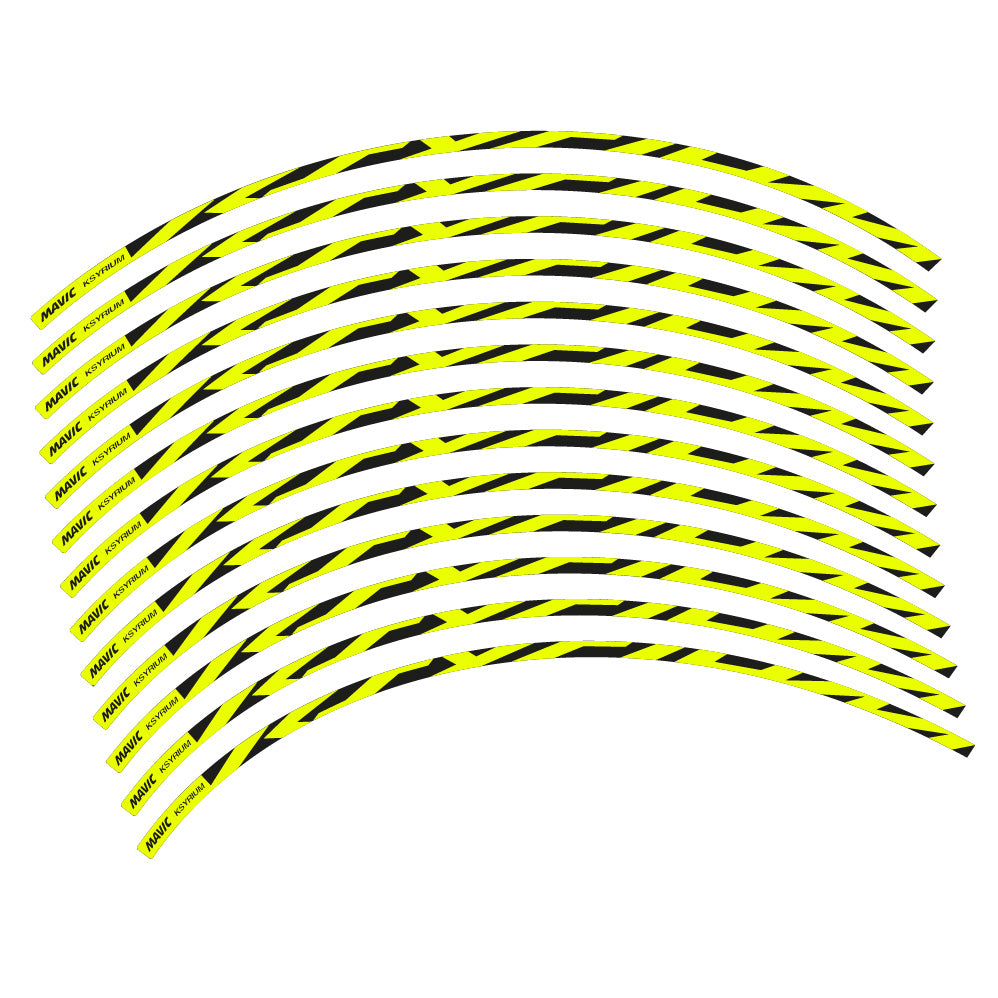 Aufkleber Mavic Ksyrium 2020 Bremssattel, Rennradrad 22 mm, Fahrradaufkleber Vinyl