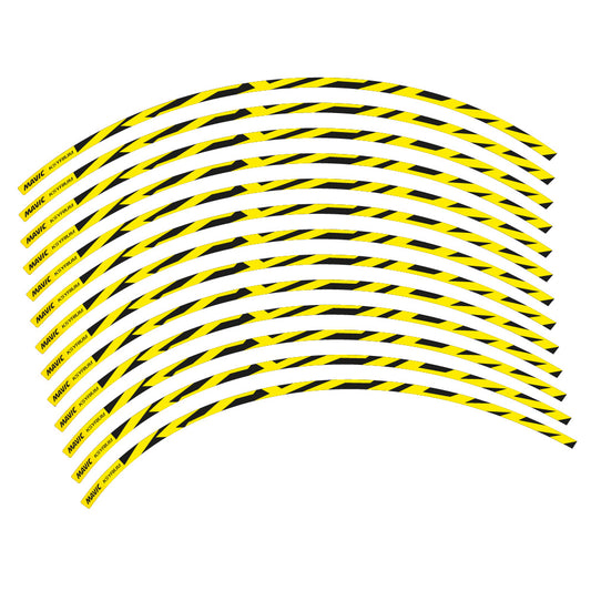 Yellow decal for Mavic Ksyrium 2020 Brake Calliper road wheel 22mm – bike sticker vinyl