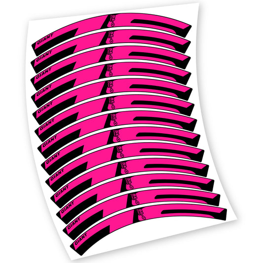 Neon Pink decal for Giant SL-0 Disc road wheel 29mm – bike sticker vinyl