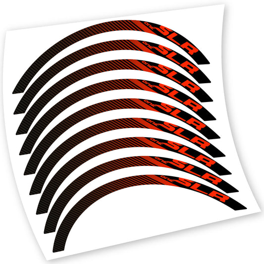 Neon Red decal for Giant SLR One road wheel 30mm – bike sticker vinyl