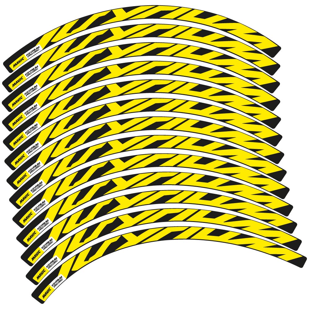 Aufkleber Mavic Ksyrium Disc, Rennradrad 30mm, Fahrradaufkleber Vinyl
