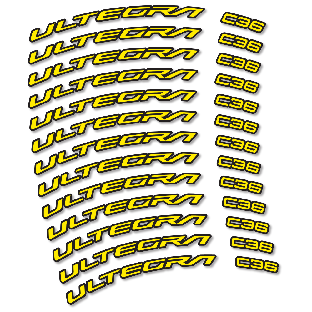 Decal Shimano Ultegra C36, Road Wheel 36mm, bike sticker vinyl