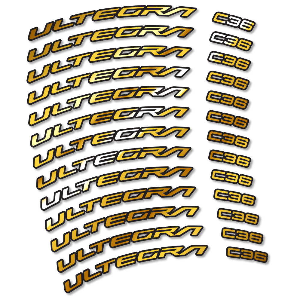 Decal Shimano Ultegra C36, Road Wheel 36mm, bike sticker vinyl