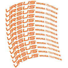 Load image into Gallery viewer, Decal Ursus Miura Ts37 Evo Disc, Road Wheel 37 mm, bike sticker vinyl
