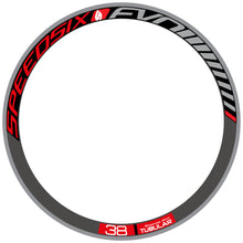 Load image into Gallery viewer, Decal Road Wheel, Speedsix Evo 38. Bike Sticker vinyl
