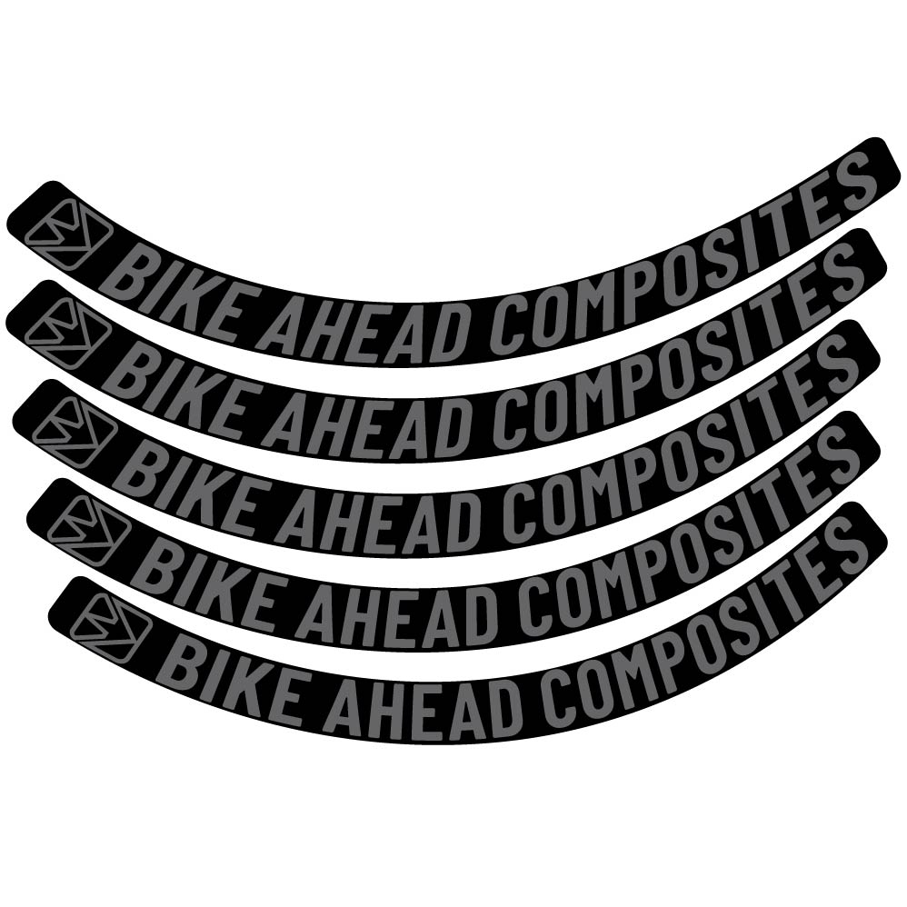 Aufkleber BikeAhead Composites Biturbo Aero 2022, Rennradrad 48,5 mm, Fahrradaufkleber Vinyl