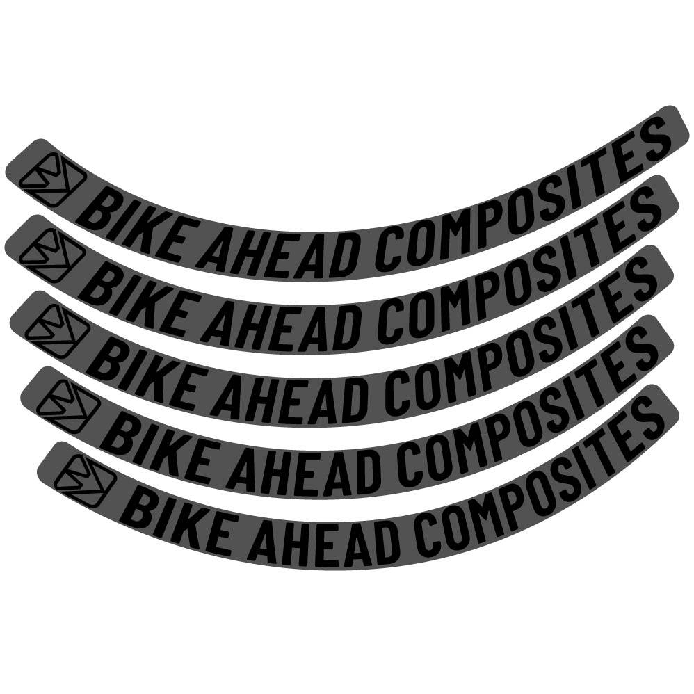 Aufkleber BikeAhead Composites Biturbo Aero 2022, Rennradrad 48,5 mm, Fahrradaufkleber Vinyl