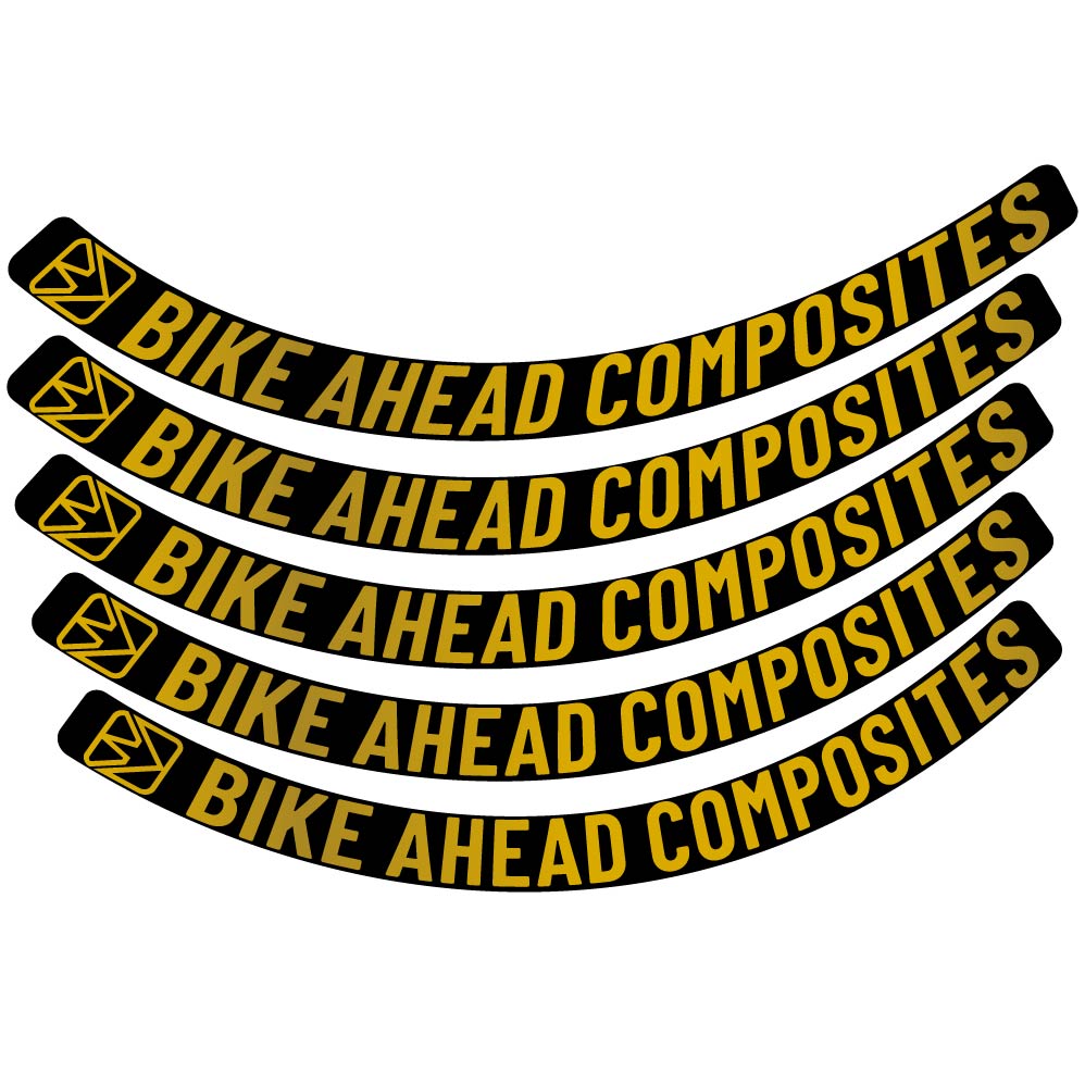 Aufkleber BikeAhead Composites Biturbo Aero 2022, Rennradrad 48,5 mm, Fahrradaufkleber Vinyl