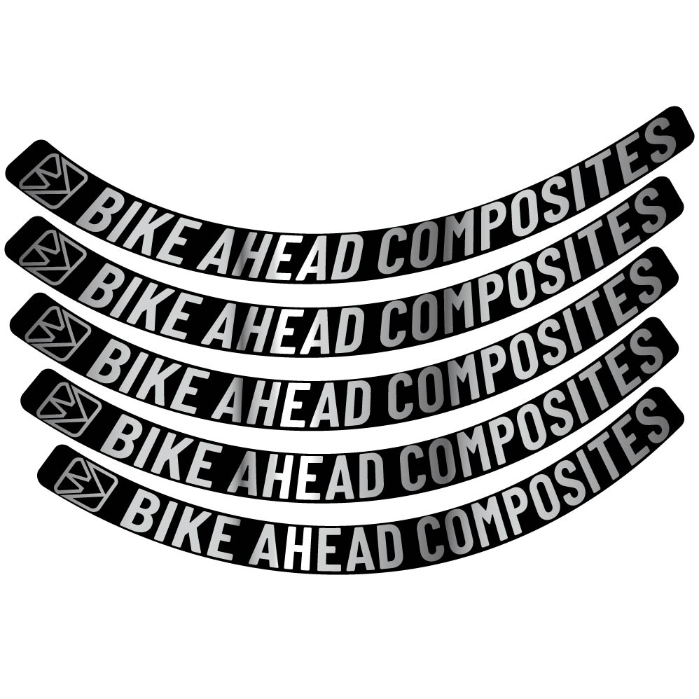 Aufkleber BikeAhead Composites Biturbo Aero 2022, Rennradrad 48,5 mm, Fahrradaufkleber Vinyl