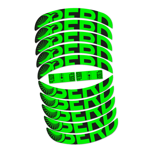 Neon Green decal for Berd Sparrow 50 Gold 2026 road wheel 50mm – bike sticker vinyl