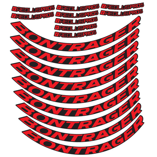 Aufkleber Bontrager Aeolus Pro 5 Disc, Rennradrad 50 mm, Fahrradaufkleber Vinyl