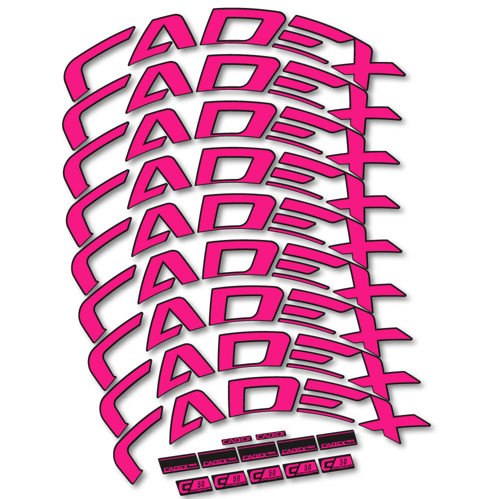 Decal Cadex 50 Ultra Disc, Road Wheel 50 mm, bike sticker