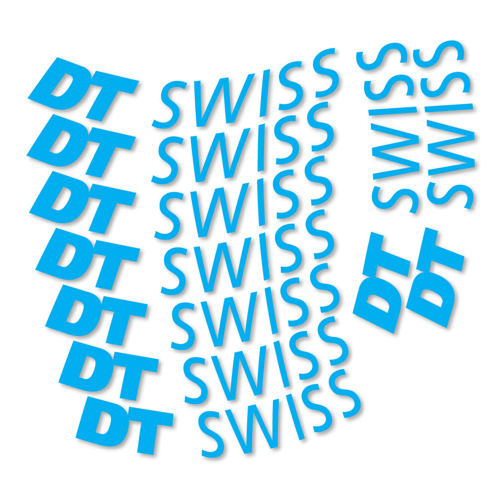 Aufkleber DT Swiss, Rennradrad 50mm, Fahrradaufkleber Vinyl