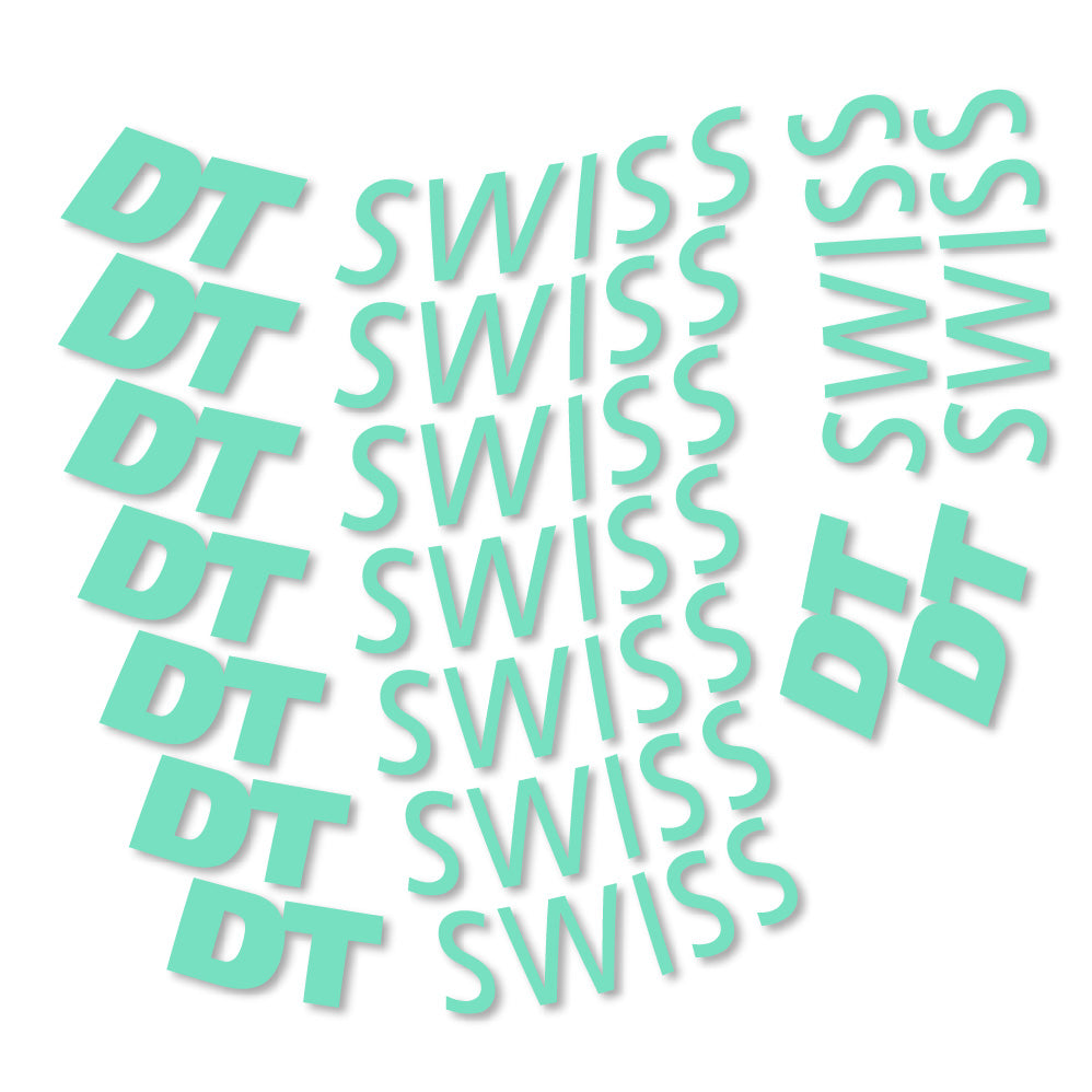 Aufkleber DT Swiss, Rennradrad 50mm, Fahrradaufkleber Vinyl