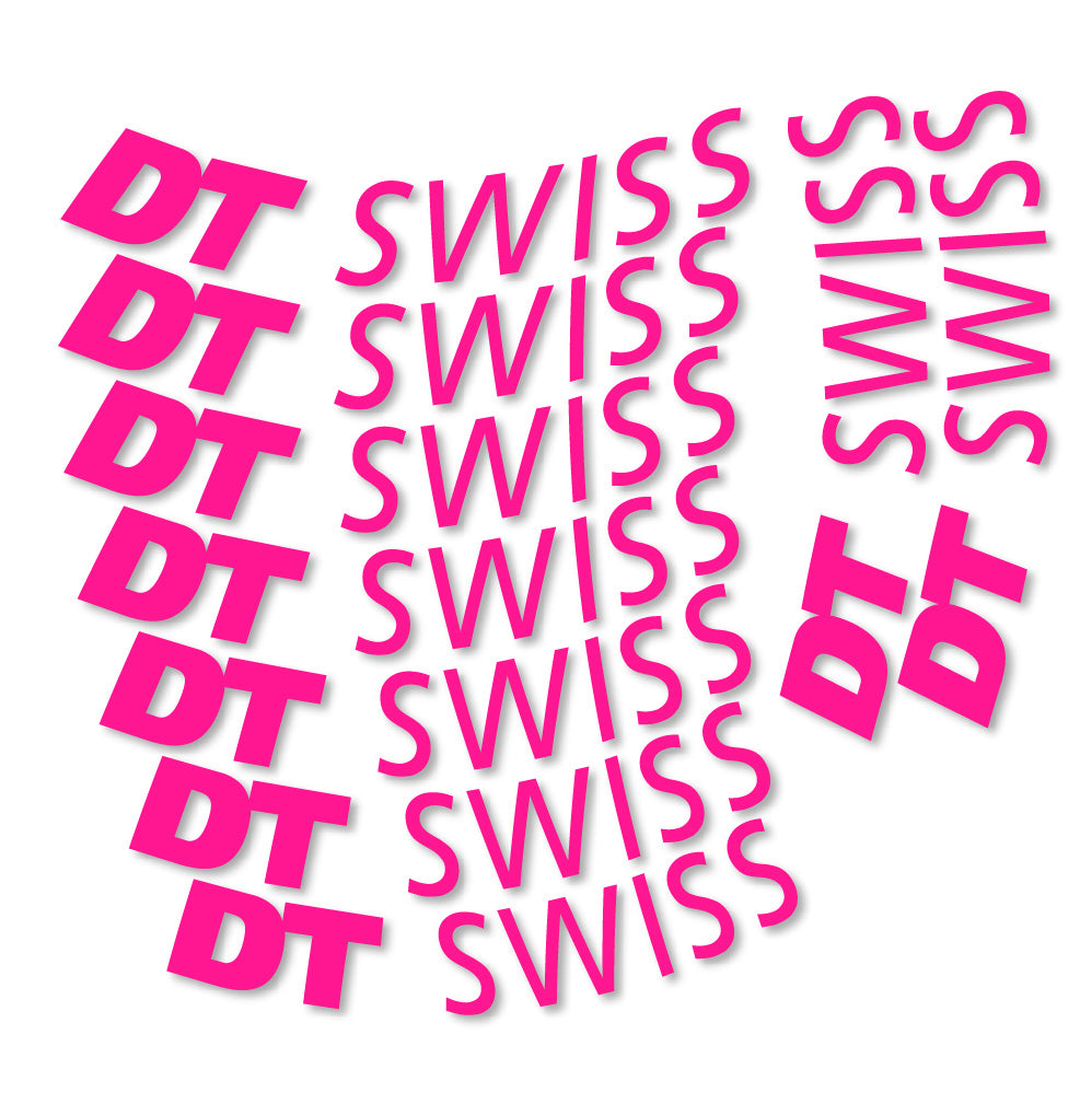Aufkleber DT Swiss, Rennradrad 50mm, Fahrradaufkleber Vinyl